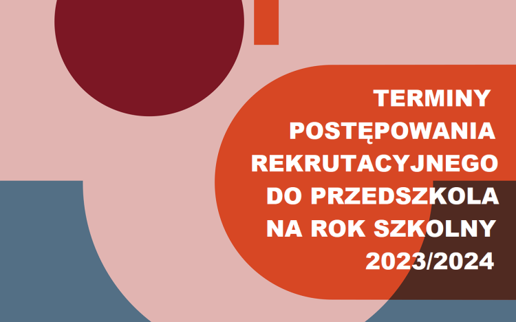 Terminy Post Powania Rekrutacyjnego Do Przedszkola Na Rok Szkolny