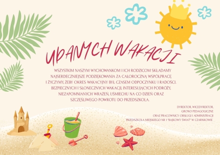 UDANYCH WAKACJI!
