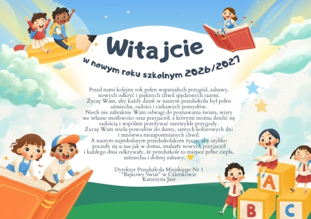 WITAJCIE W NOWYM ROKU SZKOLNYM 2026/2027