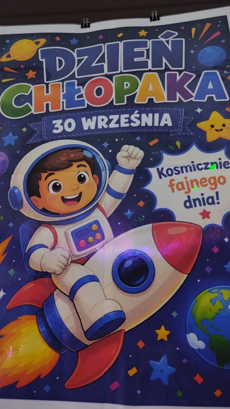 Dzień Chłopaka - kosmiczne zabawy 30.09.2026r.