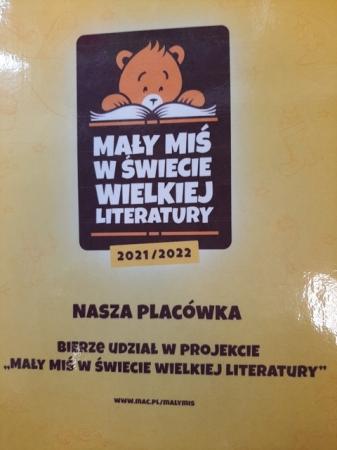 Mały Miś w Świecie Wielkiej Literatury - wprowadzenie do projektu 22.09.2021r....