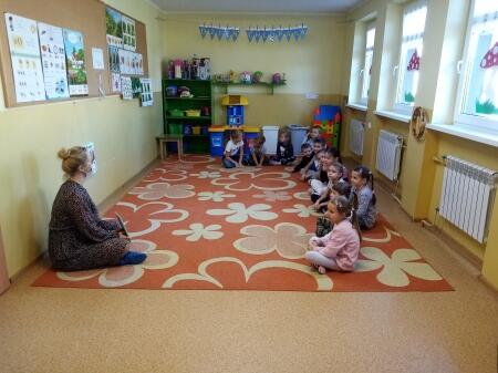 Spotkanie z Panią z biblioteki pedagogicznej