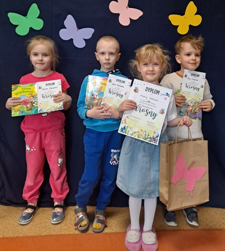 Konkurs plastyczny ''Zwiastuny wiosny''