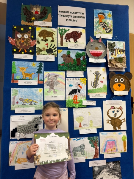 Konkurs Plastyczny „zwierzęta chronione w Polsce” 