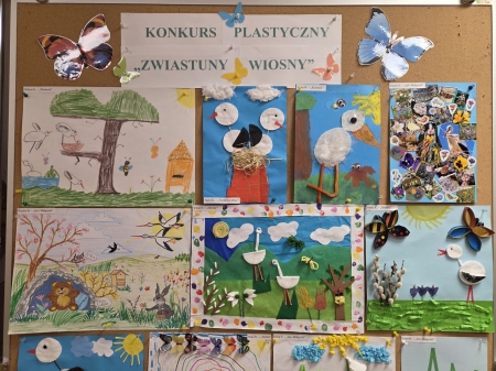ROZSTRZYGNIĘCIE KONKURSU PLASTYCZNEGO ''ZWIASTUNY WIOSNY''