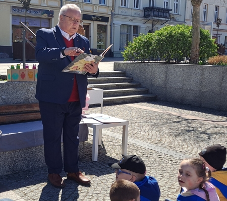 Święto książki z Burmistrzem 23.o4.2026.