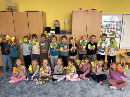 Praca plastyczna „kolorowy motyl”